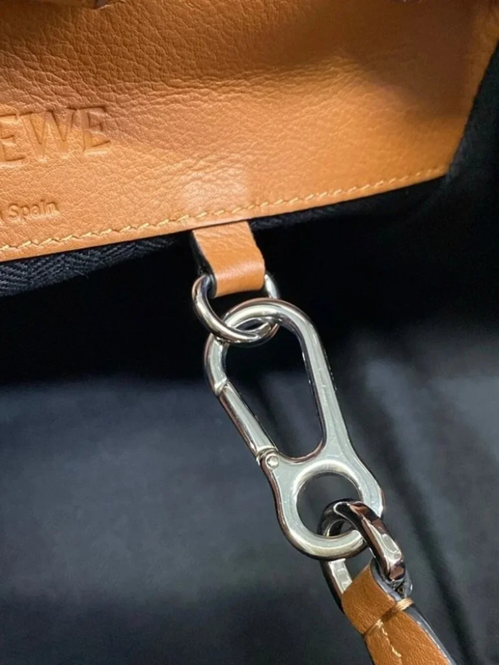 LOEWE Hammock bag small 387.30NN60 Tan (Brown) Classic Calf Handbag